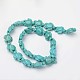 Dyed Synthetic Turquoise Beads Strands(G-M152-10-B)-2