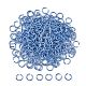 Aluminum Wire Open Jump Rings(X-ALUM-R005-0.8x6-19)-1