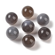 Natural Grey Agate No Hole Sphere Beads, Round, 16mm(G-K353-04D-06)