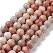 Natural Gemstone Beads Strands, Round, 8mm, Hole: 1.2mm, about 46~48pcs/strand, 14.88~15.24''(37.8~38.7cm)(G-D481-10)