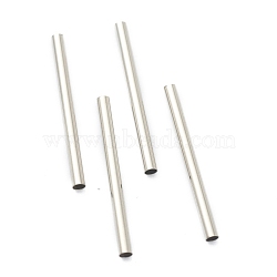 304 Stainless Steel Tube Beads, Stainless Steel Color, 25x2mm, Hole: 1.5mm(X-STAS-H158-A03-P)