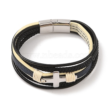 Cross Imitation Leather Bracelets