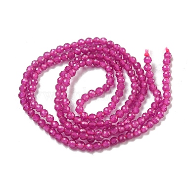 perles de corindon rouge naturel / rubis(G-L591-A01-01)-2