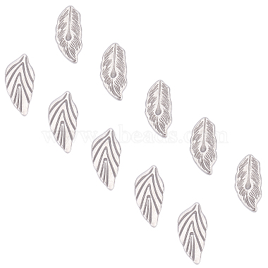 Stainless Steel Color Leaf 304 Stainless Steel Cabochons