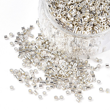 2mm Silver Glass Beads