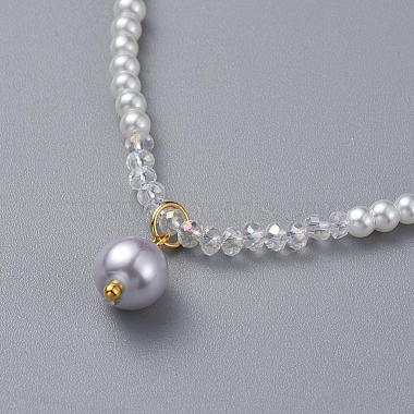 Glass Pearl Beads Pendants Necklaces(NJEW-JN02564)-3