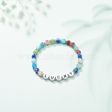Mot porte-bonheur bracelet(BJEW-JB08584-03)-2