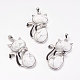 Natural Howlite Kitten Pendants(G-G713-B04)-1