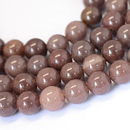 Natural Purple Aventurine Round Bead Strands, 10~10.5mm, Hole: 1.2mm, about 36pcs/strand, 15.5 inch(X-G-E334-10mm-21)