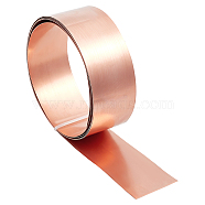 Copper Sheets, Raw(Unplated), 50x0.4mm, 2m/pc(DIY-WH0021-68C-03)