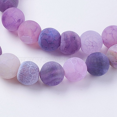 Natural Weathered Agate Beads Strands(G-G589-8mm-06)-5