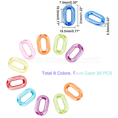Opaque Acrylic Linking Rings(OACR-PH0001-42)-5