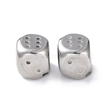 Stainless Steel Color Dice 304 Stainless Steel Beads