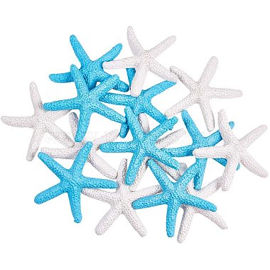 57mm Mixed Color Starfish Resin Cabochons