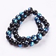 Glass Beads Strands(M-GR8MM-AB)-2
