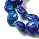 brins de perles de turquoise synthétiques peintes par pulvérisation(G-E617-B08-03)-4