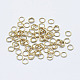 Electroplated Stainless Steel Open Jump Ring(STAS-G152-02G-3x0.4)-1