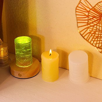 DIY Silicone Candle Molds, For Candle Making, White, 5.2x7.1cm