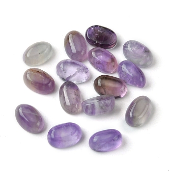 Natural Amethyst Cabochons, Oval, 6x4x2~2.5mm