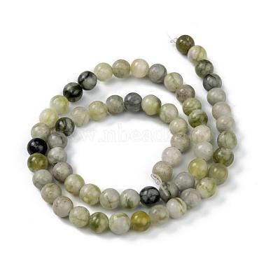 Natural Qinghua Jade Beads Strands(G-G818-01-6mm)-2