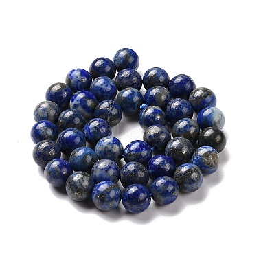 Natural Lapis Lazuli Beads Strands(G-E483-17-10mm)-9