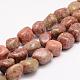 Natural Unakite Beads Strands(G-K153-D30)-1