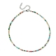 Faceted Rondelle Glass Beaded Necklace for Women(NJEW-M208-01E)-3