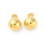 Non-Tarnish 201 Stainless Steel Charms, Ball Charm, Real 18K Gold Plate, Real 18K Gold Plated, 7.50x5mm,Hole:1.50mm(STAS-A093-02C-G-1)