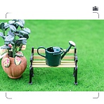 Miniature Spray Painted Alloy Watering Pot, for Dollhouse Accessories Pretending Prop Decorations, Dark Green, 41x23mm(MIMO-PW0001-178D)