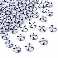 Handmade Polymer Clay Beads, Disc/Flat Round, Heishi Beads, White, 6x1mm, Hole: 1.8mm, about 27000~29500pcs/1000g(CLAY-S095-A005)