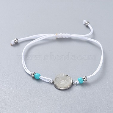 Adjustable Nylon Thread Braided Beads Bracelets(X-BJEW-JB04440)-2
