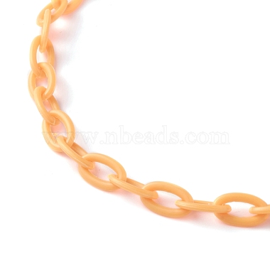 Персонализированные ожерелья-цепочки из абс-пластика(NJEW-JN03220-02)-3