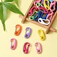 20Pcs Spray Painted Alloy Push Gate Snap Keychain Clasp Findings(FIND-YW0001-74)-6