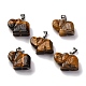 Natural Tiger Eye Pendants(G-B127-05P-06)-2