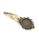 Alloy Snap Hair Clip Finding(PW-WG38295-02)-1