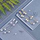 Unicraftale 30Pcs 3 Colors 304 Stainless Steel Stud Earring Findings(STAS-UN0017-99)-3