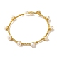 bracelet manchette en perles naturelles(BJEW-C051-22G)-1