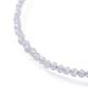 Bracelets de perles d'agate bleu clair naturel(BJEW-JB04555-03)-2