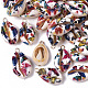 Printed Natural Cowrie Shell Pendants(X-SSHEL-R047-02-B01)-1