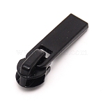 Zinc Alloy Replacement Zipper Sliders, for Luggage Suitcase Backpack Jacket Bags Coat, Black, 3.15x1x0.9cm(FIND-WH0092-14)