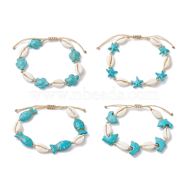 Mixed Shapes Shell Anklets