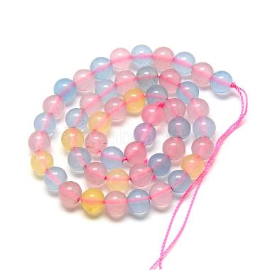 Natural Chalcedony Bead Strands(G-R342-6mm-20)-2