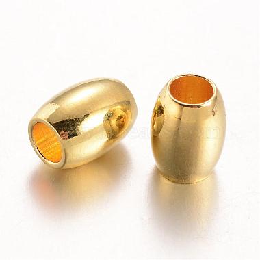 Barrel Brass European Large Hole Beads(KK-E673-004)-2