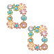 2Pcs Alloy Rhinestone Flower Shoe Decorations(FIND-FG0002-49C)-1