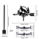 Orangutan Iron Wind Direction Indicator(AJEW-WH0265-026)-2