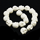 Chapelets de perles en porcelaine manuelle(X-PORC-A057-15x12-1)-2