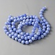 naturelles dentelle bleu agate perles brins(G-WH0016-42B)-1