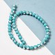 Synthetic Turquoise Enamel Beads Strands(G-P507-17A)-2