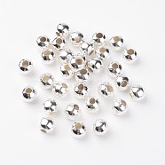 Spacer Beads, Iron, Silver, 10mm, Hole: 3~4mm(E189Y-S)
