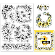 Custom PVC Plastic Clear Stamps, for DIY Scrapbooking, Photo Album Decorative, Cards Making, May Lily, 160x110x3mm(DIY-WH0448-0626)